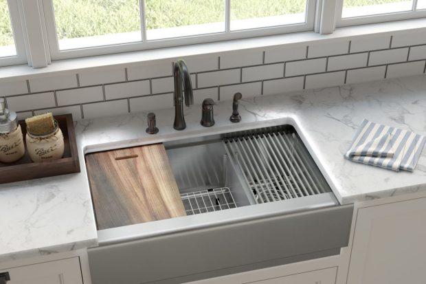 Choosing The Best Kitchen Sink For Your Home - type of sinks, sink, kitchen, interior design