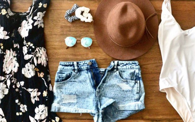 Spring & Summer Fashion Essentials for Stepping Out - white sneakers, t-shirt, summer, straw hat, spring, jacket, essentials, denim, carryall tote, ballet flats