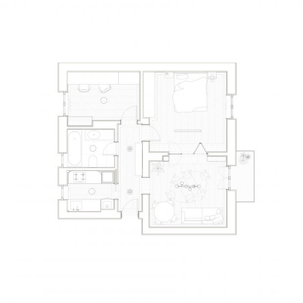 Remodeling A Postwar Apartment | Mora 35 by sculpta - residental, Remodeling Projects, remodel, interior design