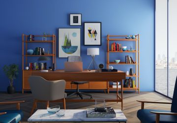 How to Make Your Work From Home Office Look Fancy but Budget Friendly - work from home, office, interior design, home
