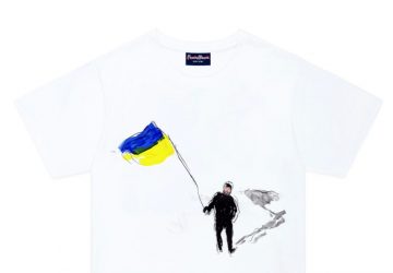 Jack Carlson and Rowing Blazers Collaborate with Artist Richard Haines on a T-Shirt to Help Ukraine - t-shirt, help, fundraising