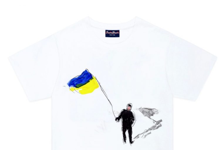 Jack Carlson and Rowing Blazers Collaborate with Artist Richard Haines on a T-Shirt to Help Ukraine Jack Carlson and Rowing Blazers Collaborate with Artist Richard Haines on a T-Shirt to Help Ukraine - t-shirt, help, fundraising