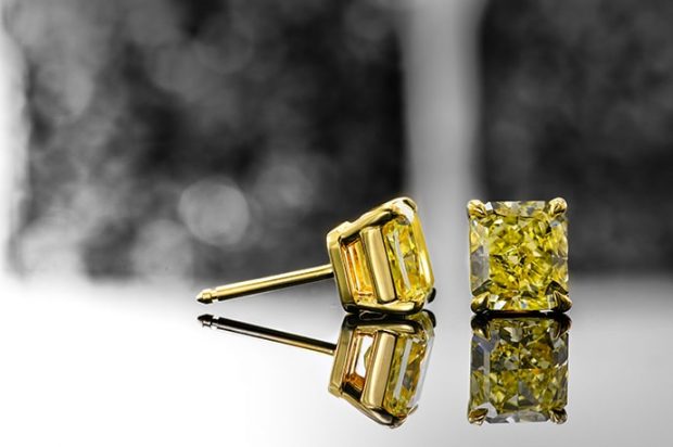 Everything You Need to Know About Yellow Diamond Earrings - yellow, hoop, Earrings, drop, diamonf, closing