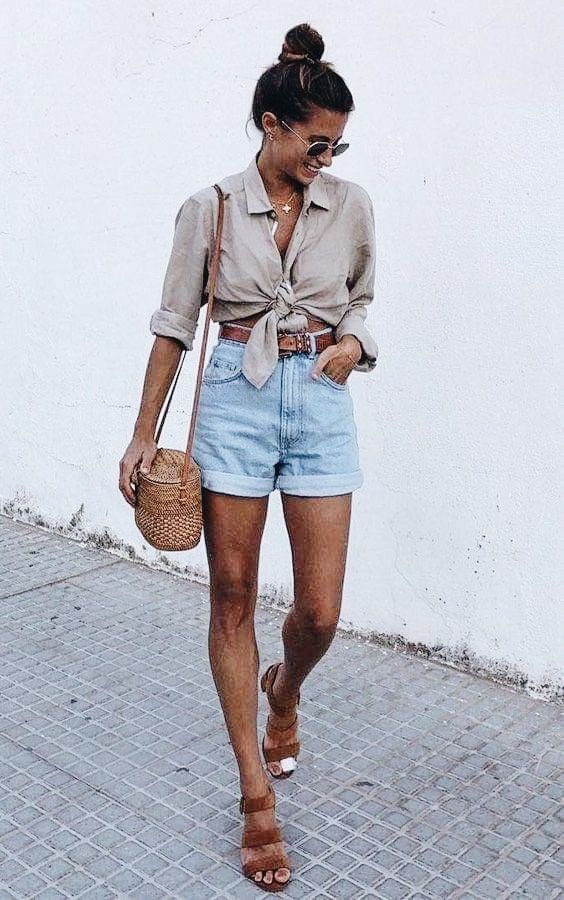 These denim shorts that we're all going to tear off next summer