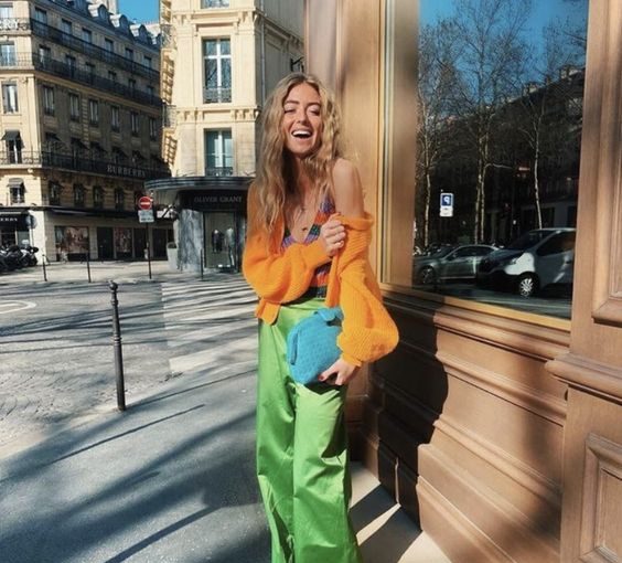 This trendy color combo will definitely upgrade your summer looks - women fashion, trendy color outfits, style motivation, style, outfits, green-yellow combo, fashion motivation, fashion, combo outfits
