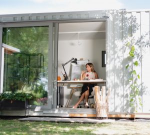 How To Style A Cargo Container Office - office, interior design, container, architecture
