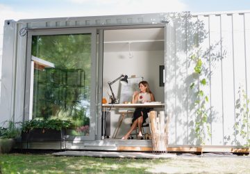 How To Style A Cargo Container Office - office, interior design, container, architecture