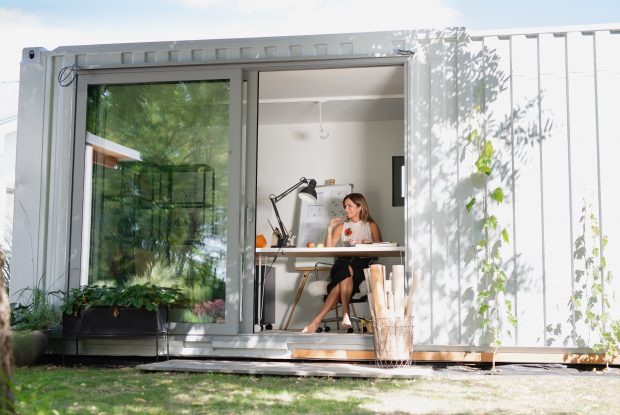 How To Style A Cargo Container Office - office, interior design, container, architecture