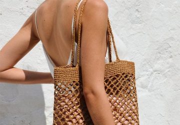 The Original Bag That It is Ideal For This Summer - summer bags, style motivation, style, raffia tote bags, fashion style, fashion, crochet summer bag, crochet bag, Bags