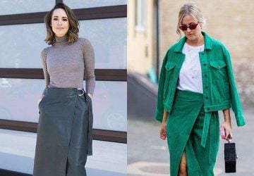 Wrap Skirt - The Perfect Figure Corrector - wrap skirts, wrap skirt models, style motivation, style, skirts, fashion style, fashion motivation, fashion