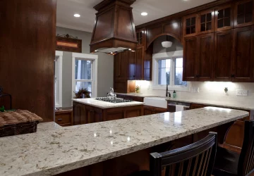 Seven Dark Brown Quartz Countertop Ideas - kitchen, ideas, countertop