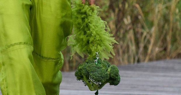 New Bags with broccoli, pigeon form making waves on the fashion scene