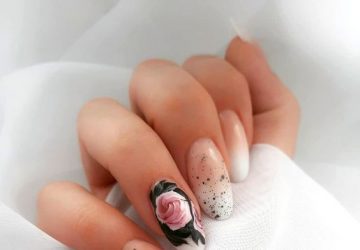 Nail design ideas of Rose Manicure - style motivation, style, rose manicure, nails, manicure, fashion style, fashion motivation, fashion, beauty