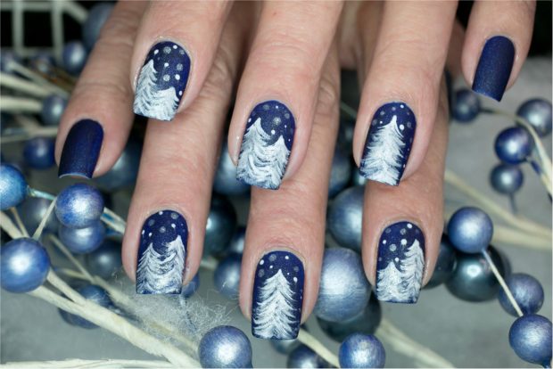 6 Best Autumn Wedding Nail Ideas for Every Bride - wedding, red, navy, nails, gold, fashion, cottagecore, boho, Black, autumn