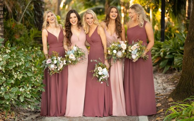 Bridesmaid Dress Trends for 2022 - mix and match, Lace, Jumpsuits, fashion, Dresses, cottagecore, bridesmaids