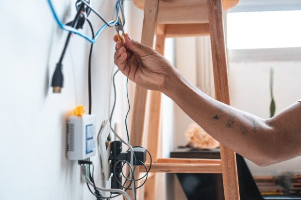 5 Smart Ways to Hide Electrical Wiring in Your Home - wiring, hide, electrical, covers, basket