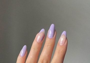 Beautiful lavender manicure You will Love - style motivation, nails, lavender nails, fashion, beauty