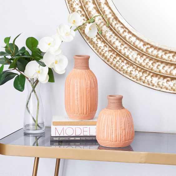 Peach Colour in Decorations