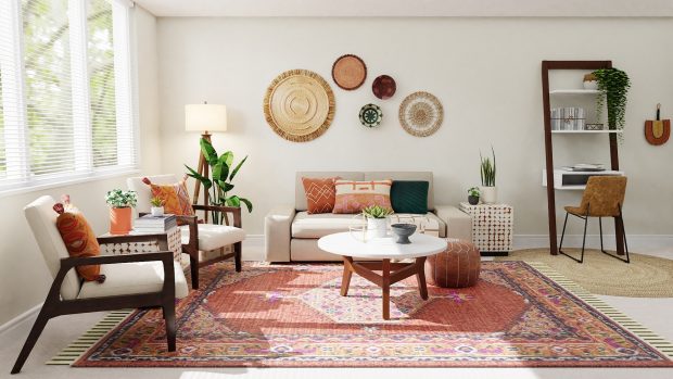 How To Choose A Rug To Fit The Interior Of Your Living Room - rug, Living room, interior design, home, decoration