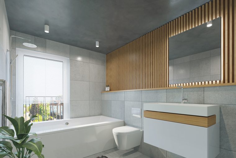 How To Combine Modern And Traditional In A Bathroom Setting How To Combine Modern And Traditional In A Bathroom Setting - wooden floors, wallpaper, interior design, bathroom