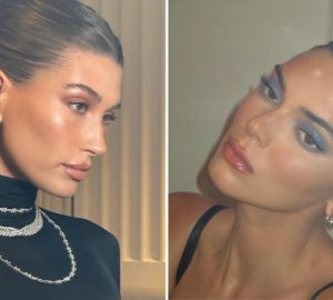 “Backwards makeup” – The secret behind Kendall Jenner and Hailey Bieber's perfect base - the backwards makeup, style motivation, style, natural makeup, make up. tricks to makeup, glowy face, face, contour, beauty face, beauty