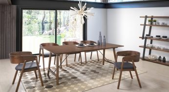 Create Impressive Dining With Modern Walnut Dining Table Sets