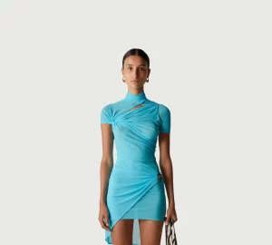 Get Ready to Slay This Summer with the Must-Have Dress of the Season! - summer must-have dress, style motivation, style, fashion, Dresses, Coperni's blue dress, blue dress