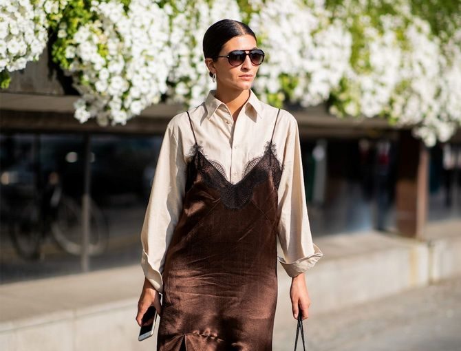 The trendy comeback - A dress over a shirt The trendy comeback - A dress over a shirt - style motivation, style, fashion style, fashion, dress over a shirt trend, dress over a shirt style, dress over a shirt