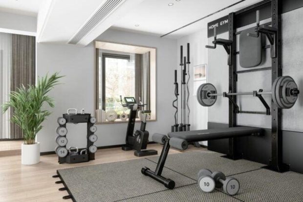 10 Examples of Home Gym Design - wall unit, vintage, rustic, modular, luxury, industrial, home gym, home design, compound, basement