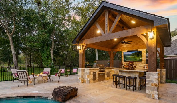 Places to Use a Patio Cover Other than a Patio - Zen Space, patio, entertainment, dining, cover, cooking