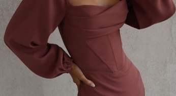 Get a Sculptural Silhouettes with the Beauty of Draped Midi Dresses