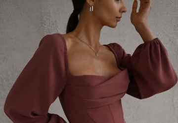 Get a Sculptural Silhouettes with the Beauty of Draped Midi Dresses - women fashion, Dresses, draped midi dresses, draped dresses