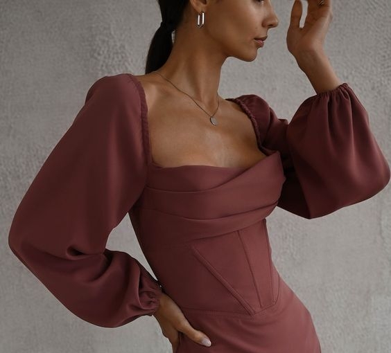 Get a Sculptural Silhouettes with the Beauty of Draped Midi Dresses - women fashion, Dresses, draped midi dresses, draped dresses