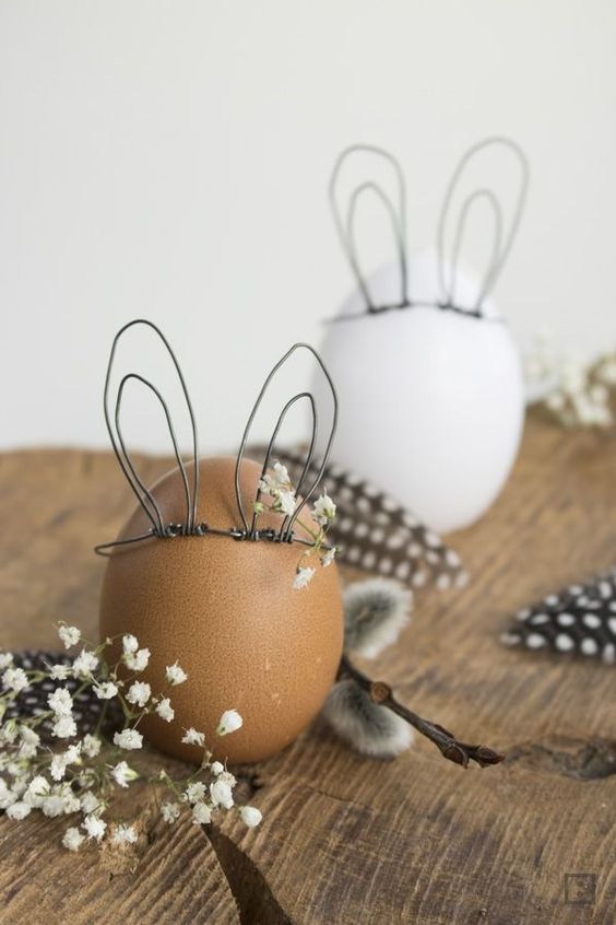 Simple Easter crafts that become beautiful decorations