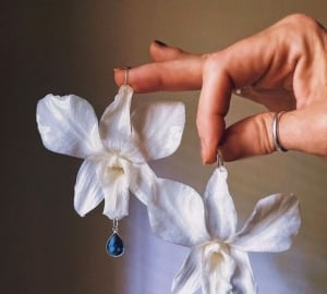 Stunning Floral Wedding Earrings to Complete Your Bridal Look - wedding earrings, floral wedding earrings, Earrings