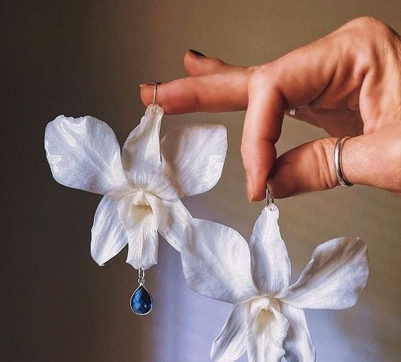 Stunning Floral Wedding Earrings to Complete Your Bridal Look - wedding earrings, floral wedding earrings, Earrings