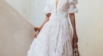 Channel Your Inner Romantic with a White Lace Puff Sleeve Dress