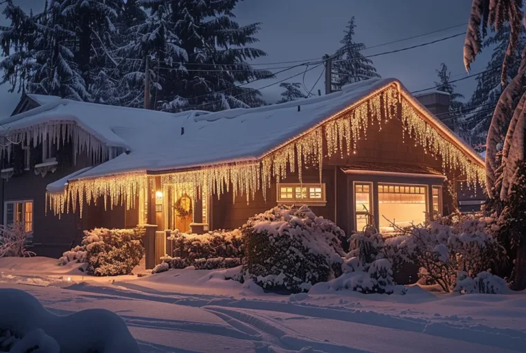 Dazzling Displays: How Icicle Lights Can Transform Your Holiday Decor - winter wonderland décor, twinkling icicle lights, outdoor icicle lights, LED icicle lights, icicle lights, icicle Christmas lights, holiday outdoor décor, holiday icicle lights, hanging icicle lights, festive lighting, creative ways to hang icicle lights, Christmas lighting ideas